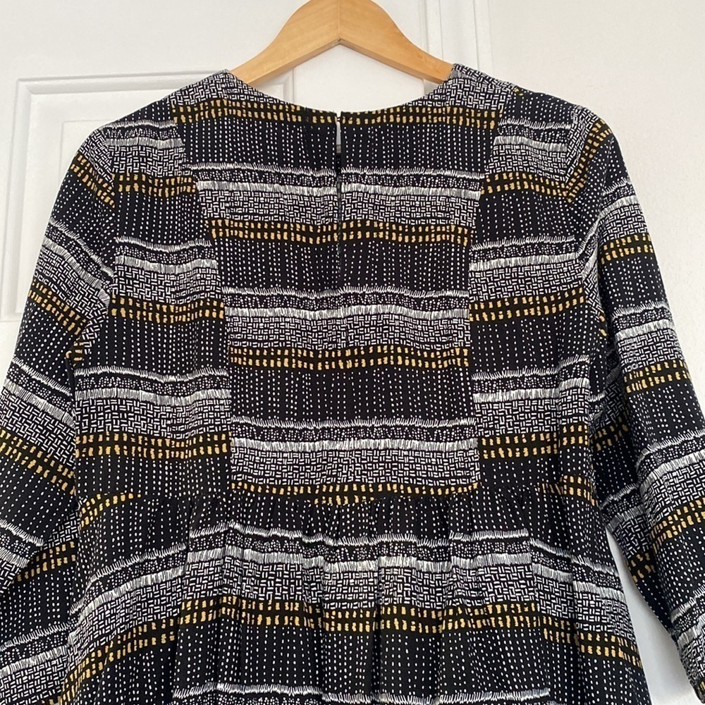 H&M bohemian boxy a-line dress with quarter length sleeves. - Picture 14 of 14